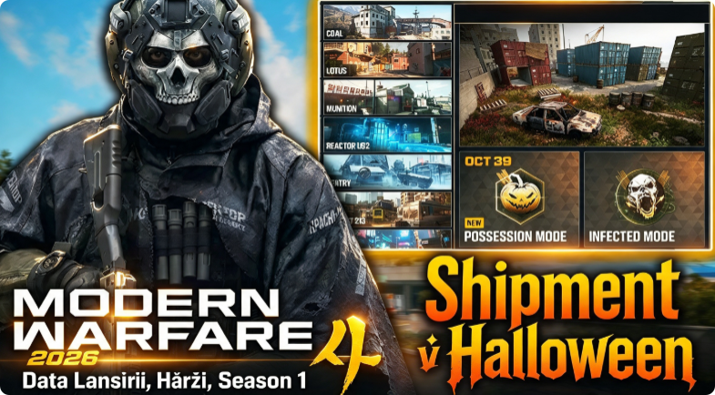 Modern Warfare 4 2026: Data Lansării, Hărți, Season 1, Shipment și Halloween