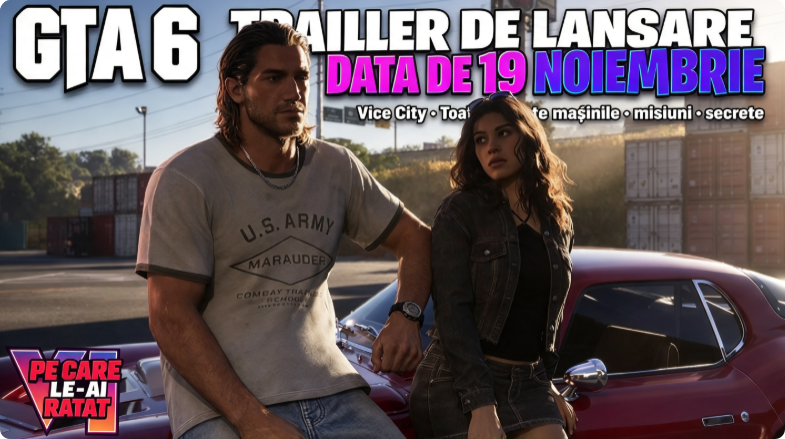 GTA 6 trailer de lansare: data de 19 noiembrie, Vice City, Toate mașinile, misiuni și toate secretele pe care le-ai ratat