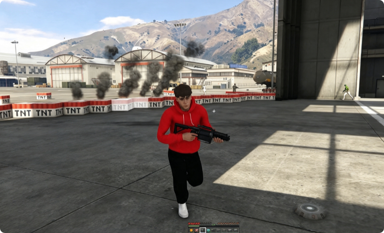 Minecraft în GTA 5, mod GTA 5, bedrock, TNT, slash build, tren GTA 5, teste în GTA Online, GTA 5 Money