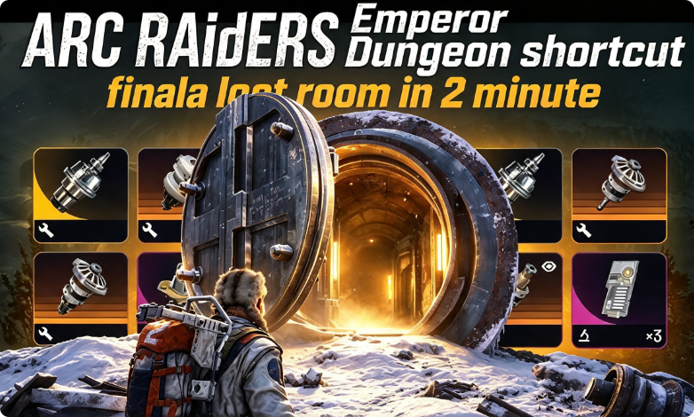 ARC Raiders Emperor Dungeon shortcut: finala loot room în 2 minute