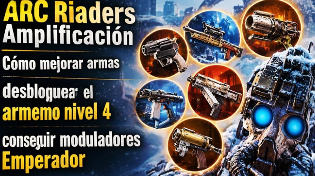 ARC Raiders Amplificación: Cómo mejorar armas, desbloquear el armero de nivel 4 y conseguir moduladores Emperador