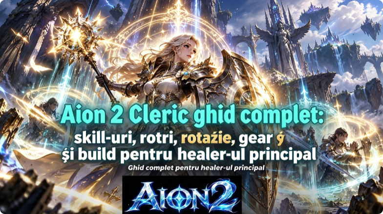 Aion 2 Cleric ghid complet: skill-uri, rotație, gear și build pentru healer-ul principal