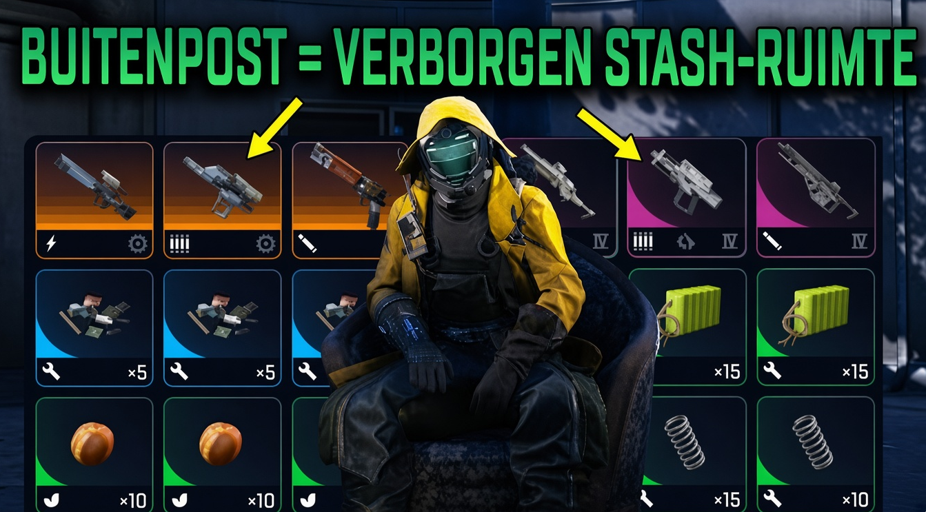 ARC Raiders Outpost Guide: Zo Maak Je Honderden Extra Stash Slots Vrij met Wapenrekken, Diner-Kasten en Slimme Opslag