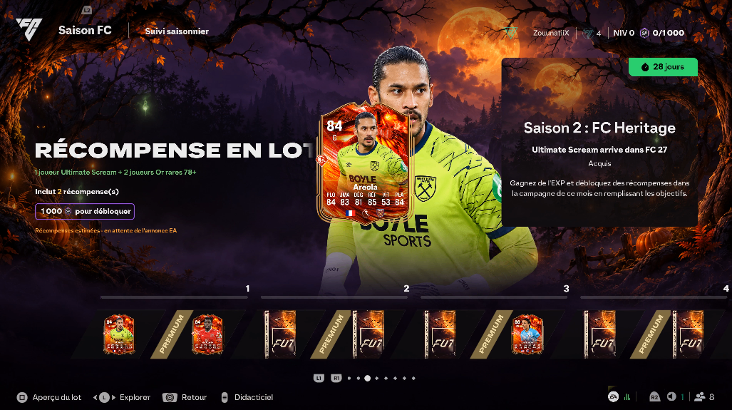 FC 27 Season Pass 2 beloningen,FC 27 FC Heritage seizoen,FC 27 Ultimate Scream kaarten,FC 27 Season Pass 2 startdatum,FC 27 Ultimate Team seizoen 2,FC 27 Coins kopen,FC 27 FC Heritage beloningen per niveau,FC 27 Halloween promo Ultimate Scream