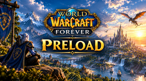 WoW Forever Preload,Release,WoW Forever Gold kaufen,Download,Preload Startzeit,Charaktere vorab erstellen