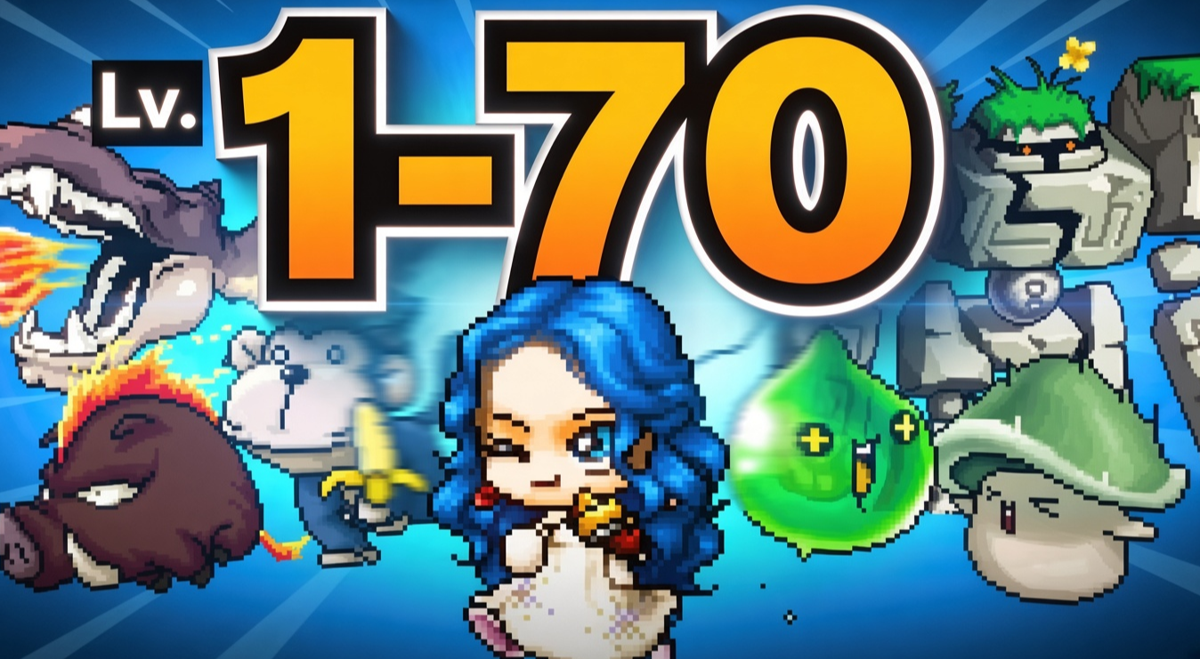MapleStory Classic World Leveling Guide: Beste Trainingsplekken van Level 1 tot 70