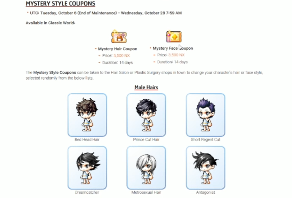 MapleStory Classic World, MapleStory Classic cash shop, Maple NX, Founders Mystery Fashion Crates, MapleStory pets, guia MapleStory, MapleStory Classic World Mesos