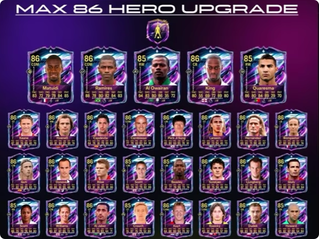 EA FC 27 Amélioration Héros Max 86 : Meilleurs Héros, Coût du DCE & Comment se Préparer