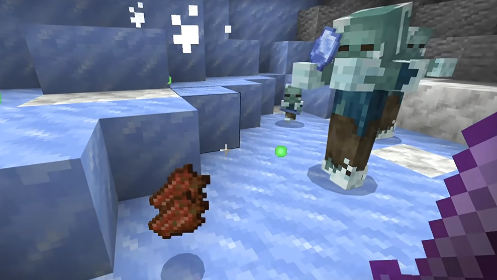 Minecraft Winter Update gids,Minecraft Ice Caves update,Minecraft Frostbite Zombie,Minecraft Freezing effect,Minecraft Ice balls gebruiken,Minecraft winter update survival tips,Minecraft nieuwe winter mobs,Minecraft Potion of Freezing