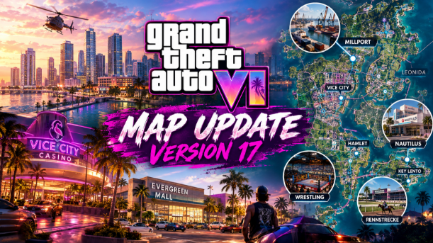 GTA 6 Map Update Version 17: Hunderte Innenräume, Casino und neue Orte entdeckt