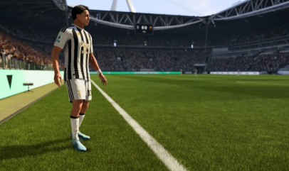 EA FC 27 gameplay showcasing passing lanes, manual interceptions, and low-driven finishing during an attacking sequence.