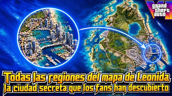 GTA 6: Todas las ubicaciones del mapa reveladas, incluida una ciudad secreta que casi pasa desapercibida
